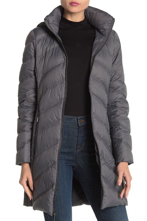 michael kors parka nordstrom rack|Michael Kors Water Resistant Parka with Faux Fur Trim.